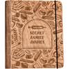 ENJOY THE WOOD Personalized Recipe Book Binder – Wooden Blank Family Cookbook Journal to Write in Your Own Recipes – Customized Recipe Binder, Recipe Books to Write in Hardcover(Medium (A5), Tomatoes)(Medium (A5))
