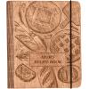 Enjoy The Wood Personalized Recipe Book Binder – Wooden Blank Family Cookbook Journal to Write in Your Own Recipes – Customized Recipe Binder, Recipe Books to Write in, Hardcover (Medium (A5), Cakes)(Medium (A5))