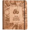Enjoy The Wood Personalized Recipe Book Binder – Wooden Blank Family Cookbook Journal to Write in Your Own Recipes – Customized Recipe Binder, Recipe Books to Write in, Hardcover (Medium (A5), Cakes)(Small (A6))
