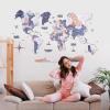 ENJOY THE WOOD 2D World Map Wall Art Living Room Decor Housewarming Gift for Home Wooden Wall Map Birthday Gift 5th Gift Travel Decor (Cappuccino, Medium)(Mystery)