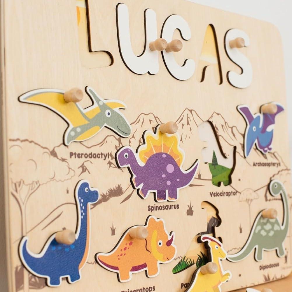 image:imageName Puzzle For Kids Personalized Wooden Name Puzzle Board With Custom Design Gifts For Toddlers 13 Years Old Custom Name Puzzle Baby Room Decor Montessori Gift Boys And Girls hoose Designhoose Design