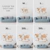Enjoy The Wood 3D Wood World Map LED 3.0 Wall Art Modern Home Decor Gifts LED Lighting Wall Decor Housewarming Gift (Light)(Light)