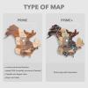Enjoy The Wood 3D Wood World Map LED 3.0 Wall Art Modern Home Decor Gifts LED Lighting Wall Decor Housewarming Gift (Light)(Multicolor)