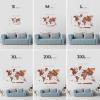 Enjoy The Wood 3D Wood World Map Wall Art Large Wood Wall Décor Housewarming Gift Idea Art World Travel Map For Home & Kitchen or Office (Medium, Dark Walnut)(Oak)