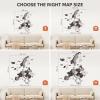 Enjoy The Wood 3D Wooden European Map Wall Art – Handmade Wooden Map of Europe with Country Borders – Modern Travel Poster with Pins Decor, Gift for Couples & Families (Cappuccino, Large)(Nordic)