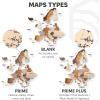 Enjoy The Wood 3D Wooden European Map Wall Art – Handmade Wooden Map of Europe with Country Borders – Modern Travel Poster with Pins Decor, Gift for Couples & Families (Cappuccino, Large)(Multicolor)