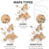 Enjoy The Wood 3D Wooden European Map Wall Art – Handmade Wooden Map of Europe with Country Borders – Modern Travel Poster with Pins Decor, Gift for Couples & Families (Cappuccino, Large)(Light)