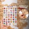 Enjoy The Wood 3D Wooden European Map Wall Art – Handmade Wooden Map of Europe with Country Borders – Modern Travel Poster with Pins Decor, Gift for Couples & Families (Cappuccino, Large)(Light)