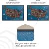 Enjoy The Wood Framed 3D Wood USA Map Wall Art Large Wall Décor – United States Travel – US Map On Board- Any Occasion Gift Idea – Wall Art for Home & Kitchen or Office (Cork)(Dark Walnut)