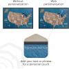 Enjoy The Wood Framed 3D Wood USA Map Wall Art Large Wall Décor – United States Travel – US Map On Board- Any Occasion Gift Idea – Wall Art for Home & Kitchen or Office (Cork)(Terra)