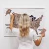 Enjoy The Wood Framed 3D Wood USA Map Wall Art Large Wall Décor – United States Travel – US Map On Board- Any Occasion Gift Idea – Wall Art for Home & Kitchen or Office (Cork)(Terra)