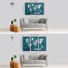 Enjoy The Wood Framed World Map Wall Art Wood Travel Decor 3D World Map On Board 3 Panels Wall Rustic Decoration Housewarming Gift (Medium, Triptych, Cruise)(Cruise)