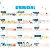 Enjoy The Wood Wooden Name Puzzle for Kids Personalized Gifts Custom Name Puzzle Baby for Toddlers 1-3 Years Old Baby Name Puzzle Room Decor Montessori Name Puzzle Gift Boys and Girls(Design)