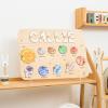 Name Puzzle For Kids Personalized Wooden Name Puzzle Board With Custom Design Gifts For Toddlers 1-3 Years Old Custom Name Puzzle Baby Room Decor Montessori Gift Boys And Girls (Сhoose Design)(Сhoose Design)