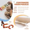 Wooden Name Puzzle for Kids Personalized Gifts Custom Name Puzzle Baby for Toddlers 1-3 Years Old Baby Name Puzzle Room Decor Montessori Name Puzzle Gift Boys and Girls(Custom)