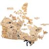 Enjoy The Wood 3D Wood Canada Map Wall Art Large Wall Décor – Canada Travel Map – Any Occasion Gift Idea – Wall Art for Home & Kitchen or Office (Large, Multicolor)(Light)