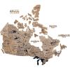 Enjoy The Wood 3D Wood Canada Map Wall Art Large Wall Décor – Canada Travel Map – Any Occasion Gift Idea – Wall Art for Home & Kitchen or Office (Large, Multicolor)(Terra)