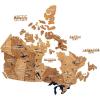 Enjoy The Wood 3D Wood Canada Map Wall Art Large Wall Décor – Canada Travel Map – Any Occasion Gift Idea – Wall Art for Home & Kitchen or Office (Large, Multicolor)(Oak)