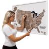 Enjoy The Wood Framed 3D Wood USA Map Wall Art Large Wall Décor – United States Travel – US Map On Board- Any Occasion Gift Idea – Wall Art for Home & Kitchen or Office (Cork)(Terra)