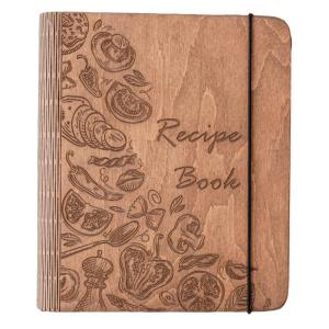 Enjoy The Wood Custom order Recipe Book Binder Veggies