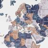 ENJOY THE WOOD Colored World Map Wood Wall Art – 3D Wall Art Home Decor – Wooden Travel Map Housewarming Gift Idea – World Map Decorations for Home (Mystery, M)(Mystery)
