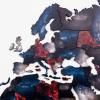 ENJOY THE WOOD Colored World Map Wood Wall Art with Rivers & Lakes 3D Wall Art Home Decor – Wooden Travel Map Housewarming Gift Idea – World Map Decorations for Home (Small, Alcor)(Alcor)