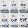 ENJOY THE WOOD Colored World Map Wood Wall Art with Rivers & Lakes 3D Wall Art Home Decor – Wooden Travel Map Housewarming Gift Idea – World Map Decorations for Home (Medium, Space)(Space)