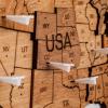 ENJOY THE WOOD Planes Push Pins For Wood World Map Addons for World Map Travel Office School Pins Board Gift Traveler Canvas Pins 3D Wood Addons Travel Decor