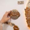ENJOY THE WOOD USA Travel Tracker – Wooden USA States Tracker for Wall Maps – Travel Gift for U.S. Explorers Track Visited States – Map Accessories