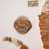 ENJOY THE WOOD USA Travel Tracker – Wooden USA States Tracker for Wall Maps – Travel Gift for U.S. Explorers Track Visited States – Map Accessories