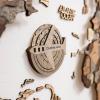 ENJOY THE WOOD Wooden Travel Tracker – Wood Country Tracker for Wall Maps – Travel Gift for Globetrotters, Track Visited Countries – Map Accessories