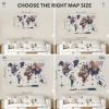 Enjoy The Wood 3D LED 2.0 Wood World Map Wall Art Modern Home Decor Gifts Travel Wooden Maps Pinboard with Backlighting LED Lighting Wall Decor Housewarming Gift Idea (Mystery)(Mystery)