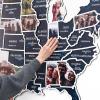 Enjoy The Wood Mark Your Travels USA Photo Map – 50 States Travel Map Places I’ve Been Visited Places – US States Tracker – Wood Wall Art For Home & Kitchen or Office (Physical)(Midnight)