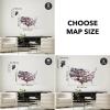 Enjoy The Wood Mark Your Travels USA Photo Map – 50 States Travel Map Places I’ve Been Visited Places – US States Tracker – Wood Wall Art For Home & Kitchen or Office (Physical)(Pastel)