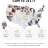 Enjoy The Wood Mark Your Travels USA Photo Map – 50 States Travel Map Places I’ve Been Visited Places – US States Tracker – Wood Wall Art For Home & Kitchen or Office (Physical)(Pastel)