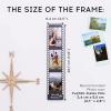 Wooden Photo Frames Wall Decor Picture Frames Personalized Frame Housewarming Gift Anniversary Present Gift for Couple Photo Gifts for Her (Set of 9)(Set of 3)