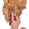 ENJOY THE WOOD Planes Push Pins For Wood World Map Addons for World Map Travel Office School Pins Board Gift Traveler Canvas Pins 3D Wood Addons Travel Decor