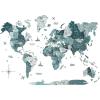 Enjoy The Wood Colored World Map Wood Wall Art With Rivers & Lakes 3D Wall Art Home Decor – Wooden Travel Map Housewarming Gift Idea – World Map Decorations for Home (Dune, S)(Aurora)