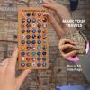 ENJOY THE WOOD 3D LED Wooden USA Map – US States Travel Tracker Wooden Lighting Wall Decor Push Pin Map United States – LED 3.0 Wood Mark Your Travels (Multicolor)(Terra)