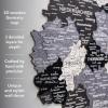 Enjoy The Wood 3D Wood Germany Map Wall Art Large Wall Décor – Deutschland Travel Map – Any Occasion Gift Idea – Wall Art For Home & Kitchen or Office (Small, Terra)(Nordik)