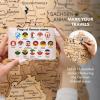 Enjoy The Wood 3D Wood Germany Map Wall Art Large Wall Décor – Deutschland Travel Map – Any Occasion Gift Idea – Wall Art For Home & Kitchen or Office (Small, Terra)(Gold)