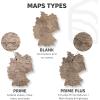 Enjoy The Wood 3D Wood Germany Map Wall Art Large Wall Décor – Deutschland Travel Map – Any Occasion Gift Idea – Wall Art For Home & Kitchen or Office (Small, Terra)(Terra)