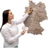 Enjoy The Wood 3D Wood Germany Map Wall Art Large Wall Décor – Deutschland Travel Map – Any Occasion Gift Idea – Wall Art For Home & Kitchen or Office (Small, Terra)(Terra)