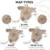 Enjoy The Wood 3D Wooden Spain Map for Wall Decor – Handmade Wooden Wall Art Travel Map of Spain with Pins – Any Occasion Gift Idea – Unique Spain Décor for Home or Office (Terra, S, Unframed)(Terra)