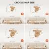 Enjoy The Wood 3D Wooden Spain Map for Wall Decor – Handmade Wooden Wall Art Travel Map of Spain with Pins – Any Occasion Gift Idea – Unique Spain Décor for Home or Office (Terra, S, Unframed)(Light)