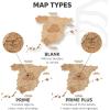 Enjoy The Wood 3D Wooden Spain Map for Wall Decor – Handmade Wooden Wall Art Travel Map of Spain with Pins – Any Occasion Gift Idea – Unique Spain Décor for Home or Office (Terra, S, Unframed)(Light)