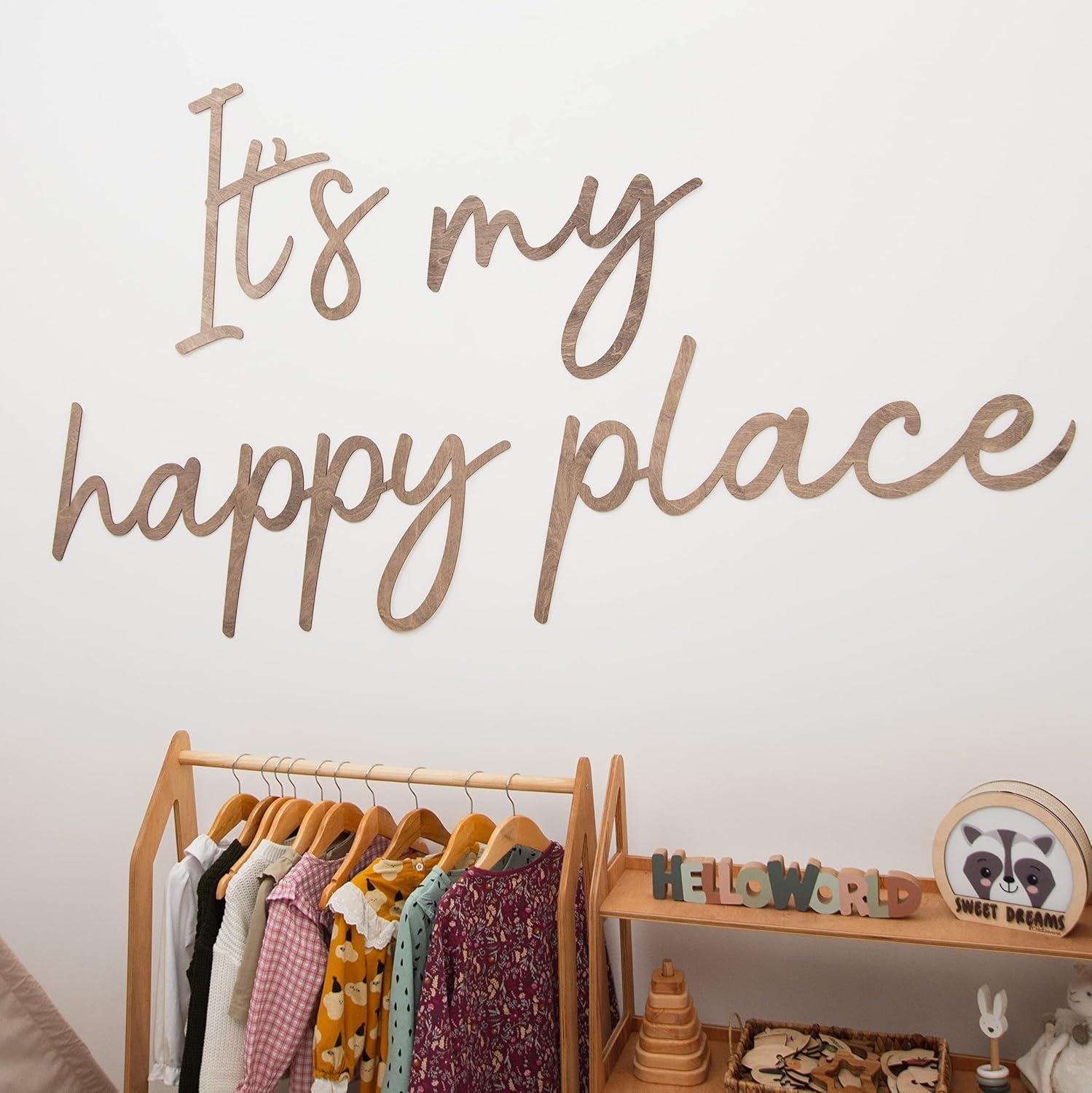 image:imageBaby Nursery Wall Decor Quote Wooden Sign Words To Hang On Birthday Gift for Kids Child Playroom Decor 2nd 3rd Birthday Baby Gift Neutral Room Kids Gift Dark WalnutDark Walnut