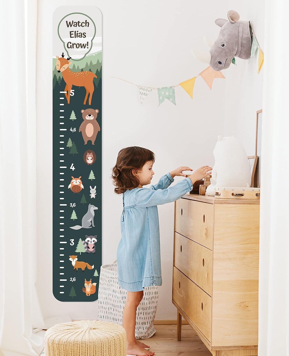 image:imageDinosaur Growth Height Chart for Kids Boy Nursery Decor Wall Child Ruler Baby Shower Gift 1st 2nd 3rd Birthday FeatherPrincess