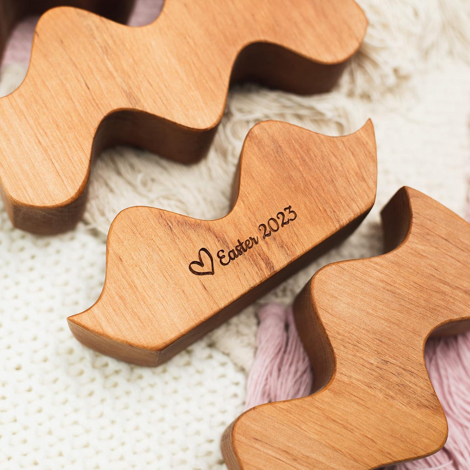 image:imagePersonalized Wood Egg Stacking Toy Wooden Bunny Stacker Montessori Toys First Easter Gift for Baby Girl Baby Boy Sensory Toy Pyramid For Toddler Nursery Decor Gift for Toddler Egg Stacker 1Egg Stacker 3