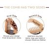 Beard Comb Personalized Gifts Anniversary Gift Wooden Brush Custom Comb Groomsmen Gift Hair Brush Pocket Brush Birthday Gift for Boyfriend (Viking)(My Beard My Rules)